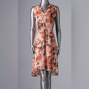 Women's Simply Vera Vera Wang Medium women’s fully lined drawstring dress.